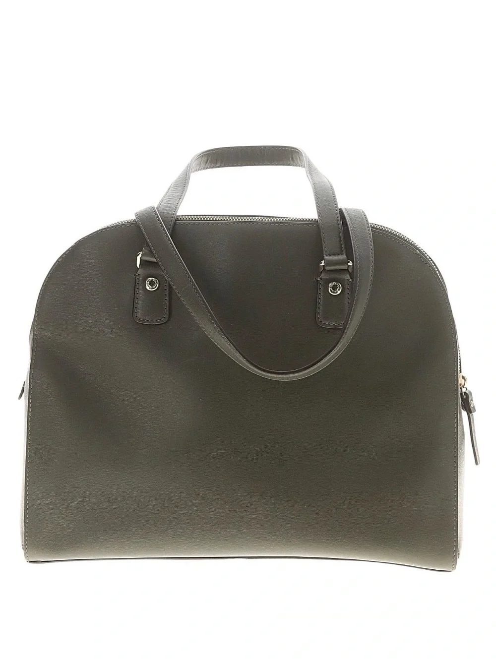 kate spade Olive Green Leather Satchel with Gold Logo